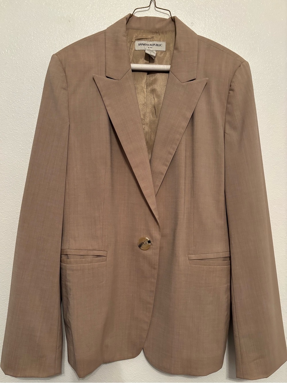 Vintage Banana Republic wool Single-Button Blazer 14